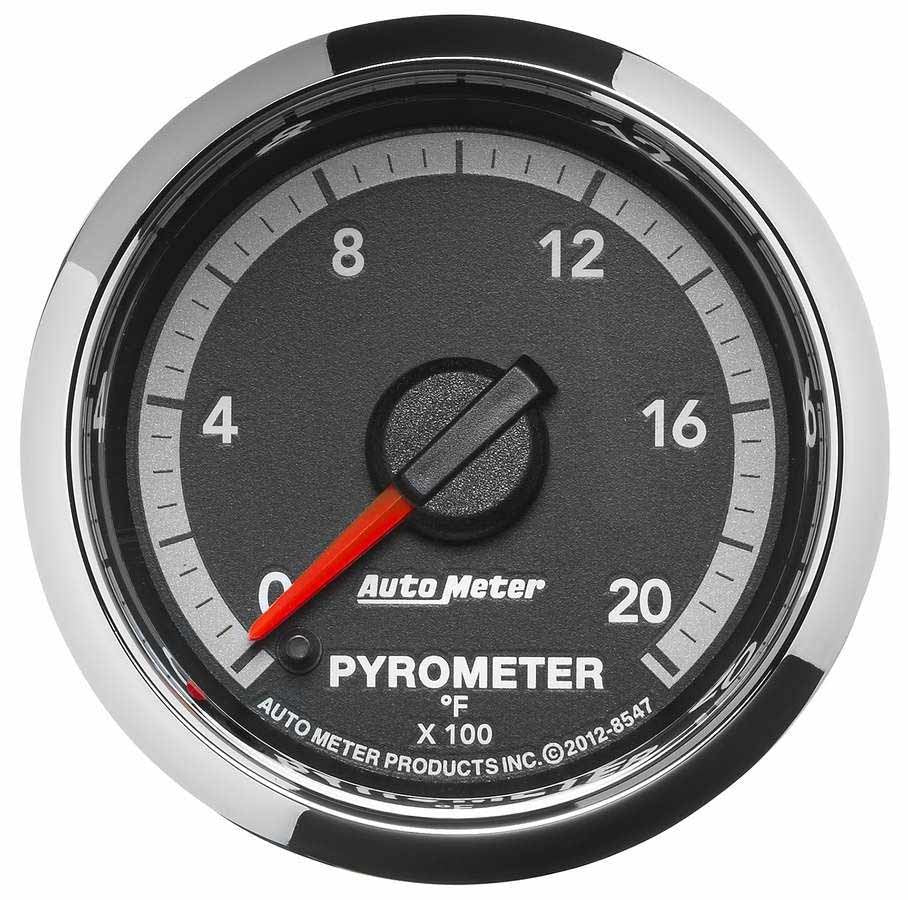 AutoMeter2-1/16 Pyrometer Gauge 2000 Deg. Dodge Diesel