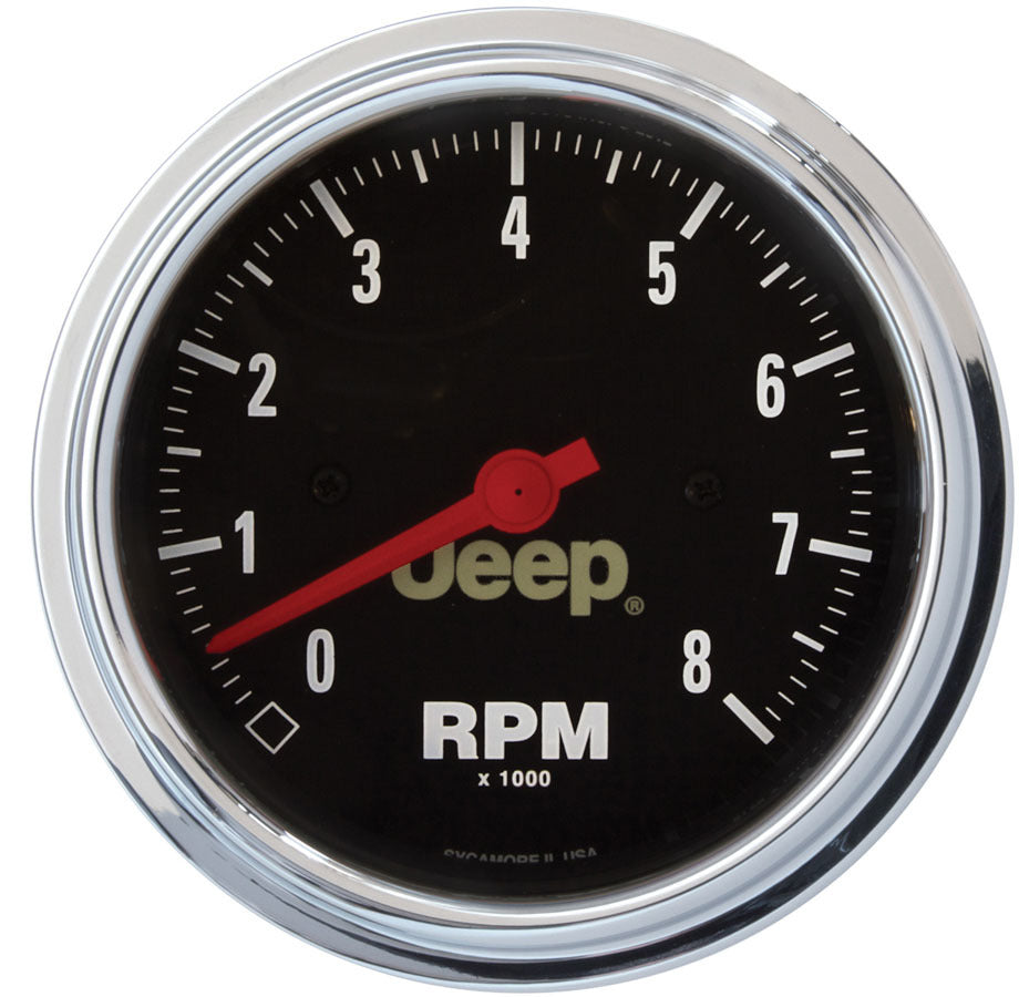 AutoMeter3-3/8 8000 RPM Tach - Jeep Series