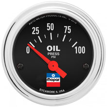 Load image into Gallery viewer, AutoMeter2-1/16 Oil Press Gauge Mopar Logo Series