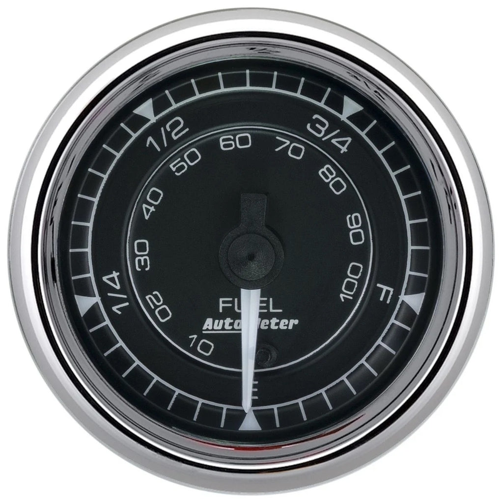 AutoMeter2/16 Chrono Chrome Gauge Fuel Level Programmable