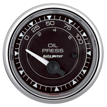 Load image into Gallery viewer, AutoMeter2/16 Chrono Chrome Gaug Pressure 0-100PSI