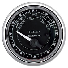 Load image into Gallery viewer, AutoMeter2/16 Chrono Chrome Gauge Temp  100-250 Degree