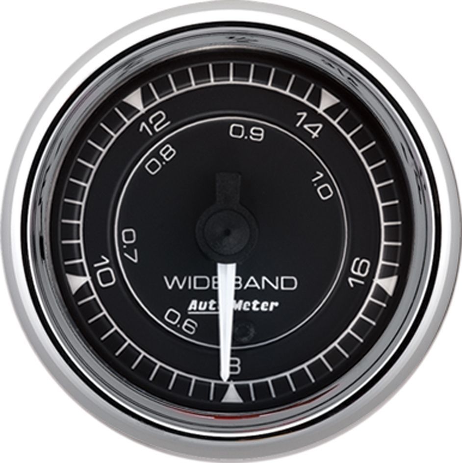 AutoMeter2/16 Chrono Chrome Gauge Air/Fuel Ratio Wideband