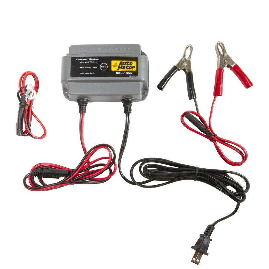 AutoMeterBattery Charger 12-Volt 1.5 Amps