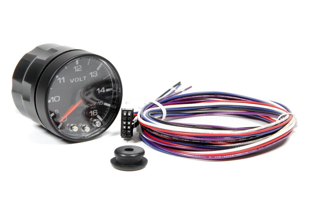 AutoMeterSpek-Pro 2-1/6 Gauge Voltmeter w/Peak Mem.