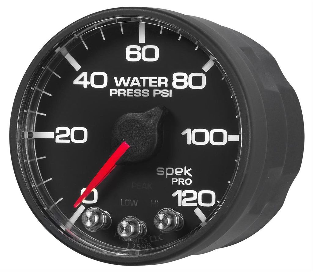 AutoMeter2-1/16 Spek-Pro Water Pressure Gauge 120psi