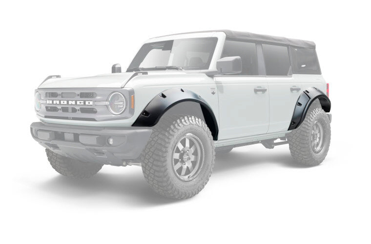 Bushwacker21-   Ford Bronco Pocket Style Fender Flares 4Pcs