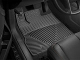 All Weather Floor Mats; Black; Front;