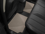 All Weather Floor Mats; Tan; Rear;