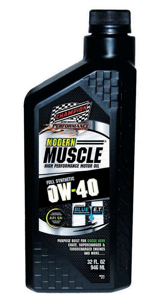 Champion OilModern Muscle 0w40 Oil 1 Qt. Full Synthetic