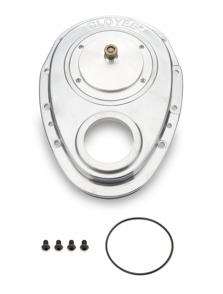 CloyesAluminum Timing Cover - SBC Rocket Block