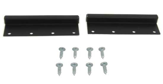 CarrGutter-less Mount Kit Bl ack Powder Coat