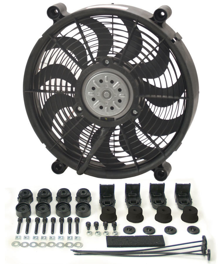 Derale14in High Output RAD Fan Single