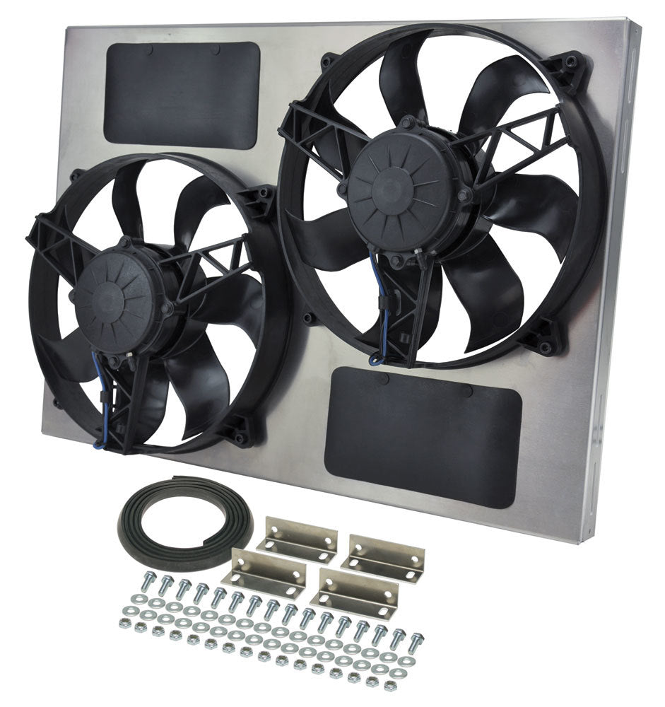 DeraleDual RAD Fan w/Alum Shroud Assembly