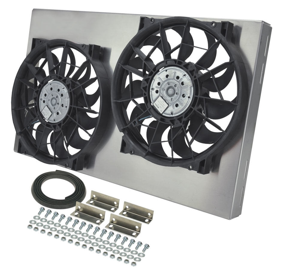 DeraleDual RAD Fan w/Alum Shroud Assembly