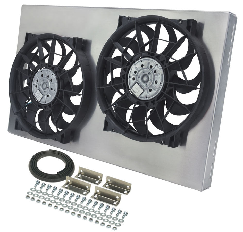 DeraleDual RAD Fan w/Alum Shroud Assembly