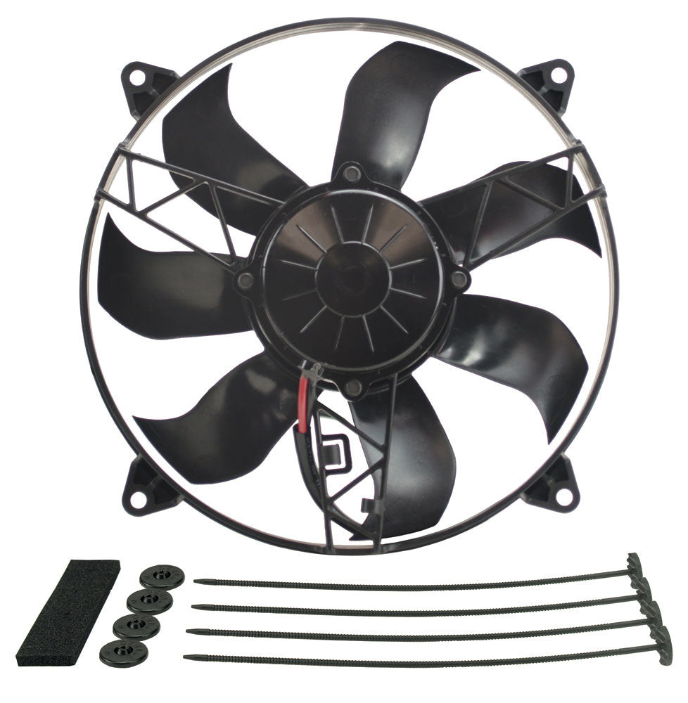 Derale12in High Output RAD Fan Single Puller