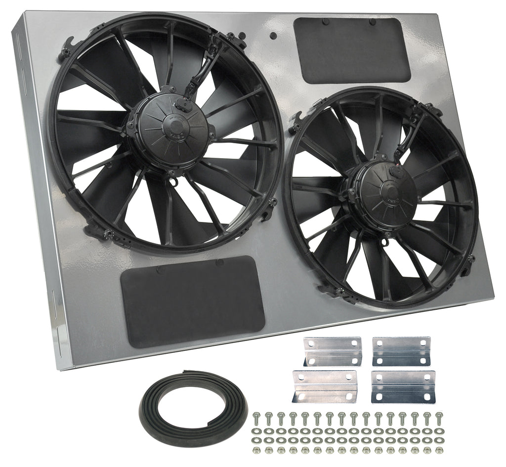 Derale13in Dual High Output RAD Fans Puller