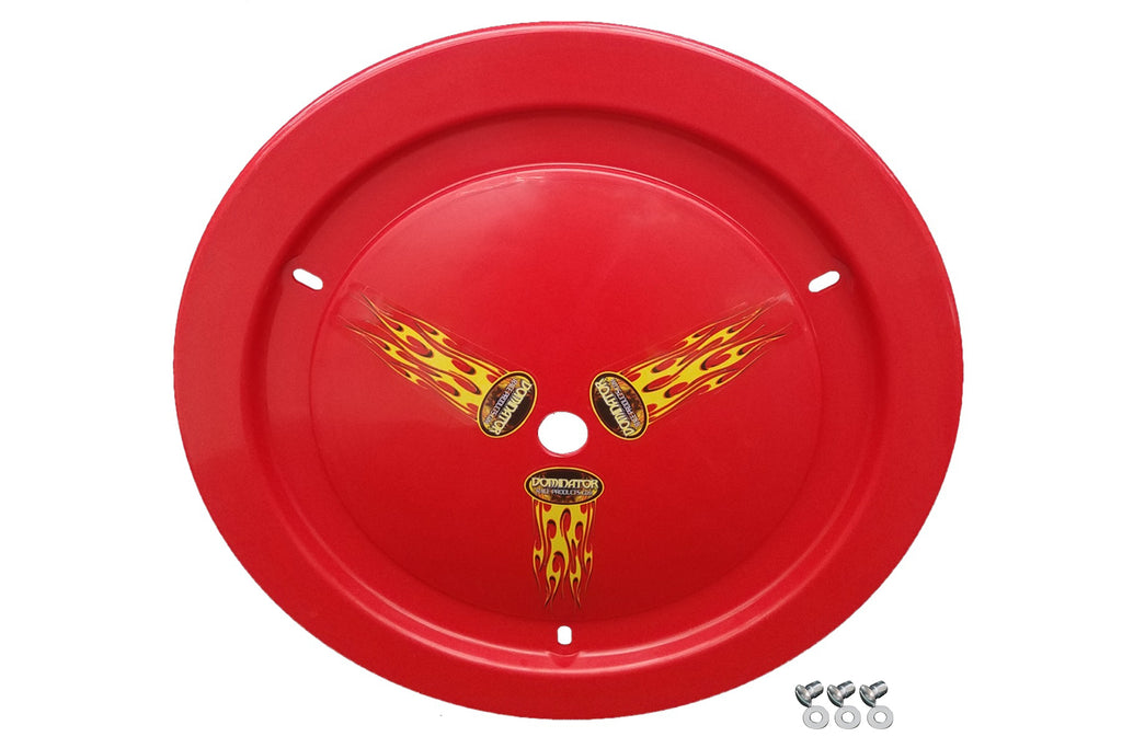 Dominator Race BodyWheel Cover Dzus-On Red