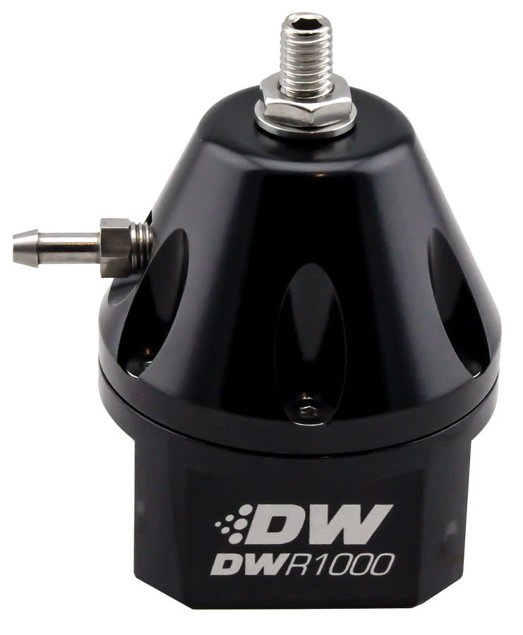 DeatschWerksFuel Pressure Regulator Adjustable  Black Finish