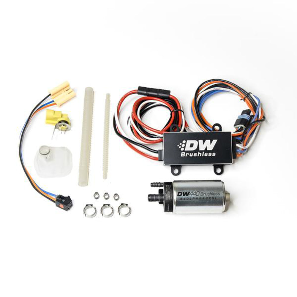 DeatschWerks440LPH Fuel Pump Kit w/ 9-0907 Install/C103 Cont