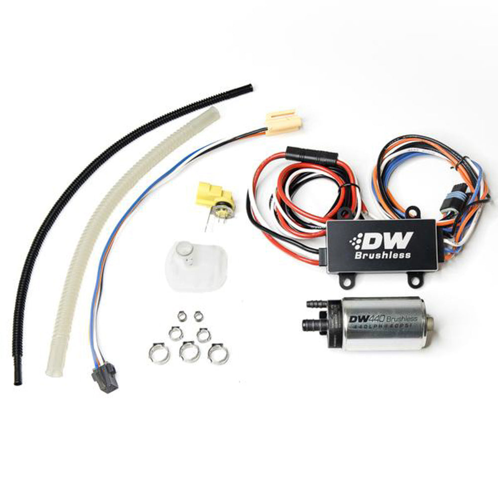 DeatschWerks440LPH Fuel Pump Kit w/ 9-0909 Install/C103 Cont