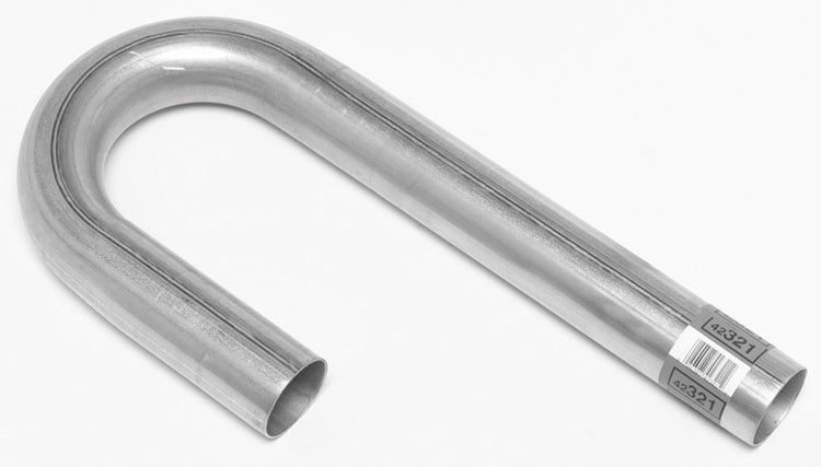 Dynomax2.25in Aluminized J-Bend Pipe 3.5 Radius 16 Gauge