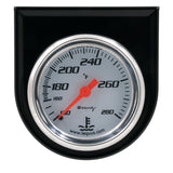 Equus2.0 Dia Water Temp Gauge w/Black Panel