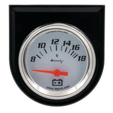 Equus2.0 Dia Voltmeter Gauge w/Black Panel