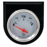 Equus2.0 Dia Fuel Level Gauge w/Black Panel