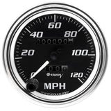 Equus3-3/8 Dia Speedometer 0-120 MPH Chrome Mech