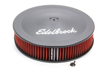 Load image into Gallery viewer, EdelbrockPro-Flow Air Cleaner Kit 14in x 3in Black