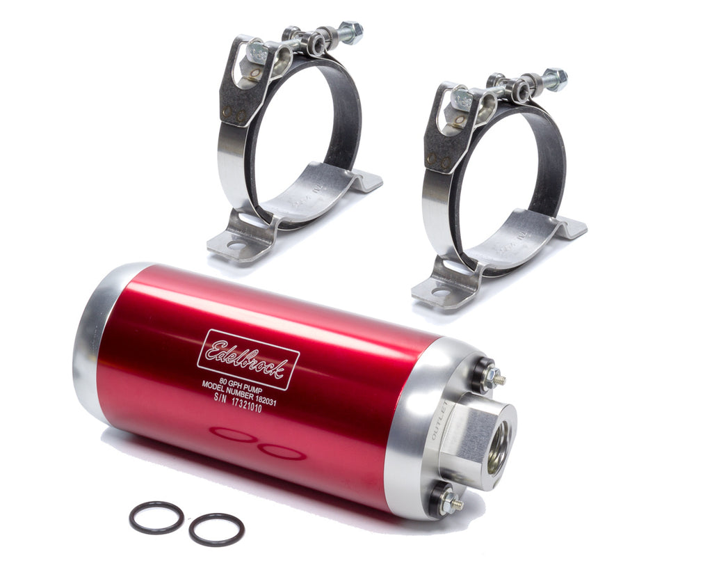 EdelbrockEFI Electric Fuel Pump 80GPH @ 45psi Red