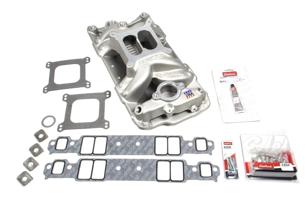 EdelbrockSBC 7501 Intake Manifold & Installation Kit