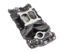 Load image into Gallery viewer, EdelbrockSBC Performer Air Gap Manifold - 262-400 Black