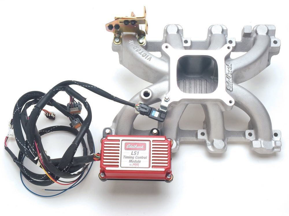 EdelbrockSBC Victor Jr. Manifold - LS1- 4150 Flange