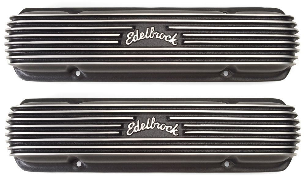 EdelbrockPontiac Classic Series V/C's - Black Finish