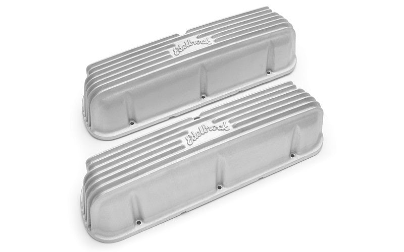 EdelbrockValve Cover Kit Classic Finned SBF 62-95