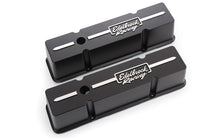 Load image into Gallery viewer, EdelbrockValve Cover Kit Race Series SBC Tall Black