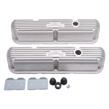 Load image into Gallery viewer, EdelbrockValve Cover Kit Classic Finned SBM LA