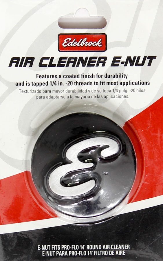 EdelbrockNut - Air Cleaner 2-1/8 Dia. Black Anodiized