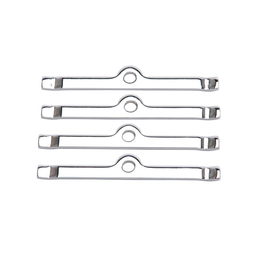 EdelbrockChrome V/C Hold-Down Tabs - 4pcs.