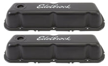 Load image into Gallery viewer, EdelbrockValve Cover Kit SBF Signature Series Black