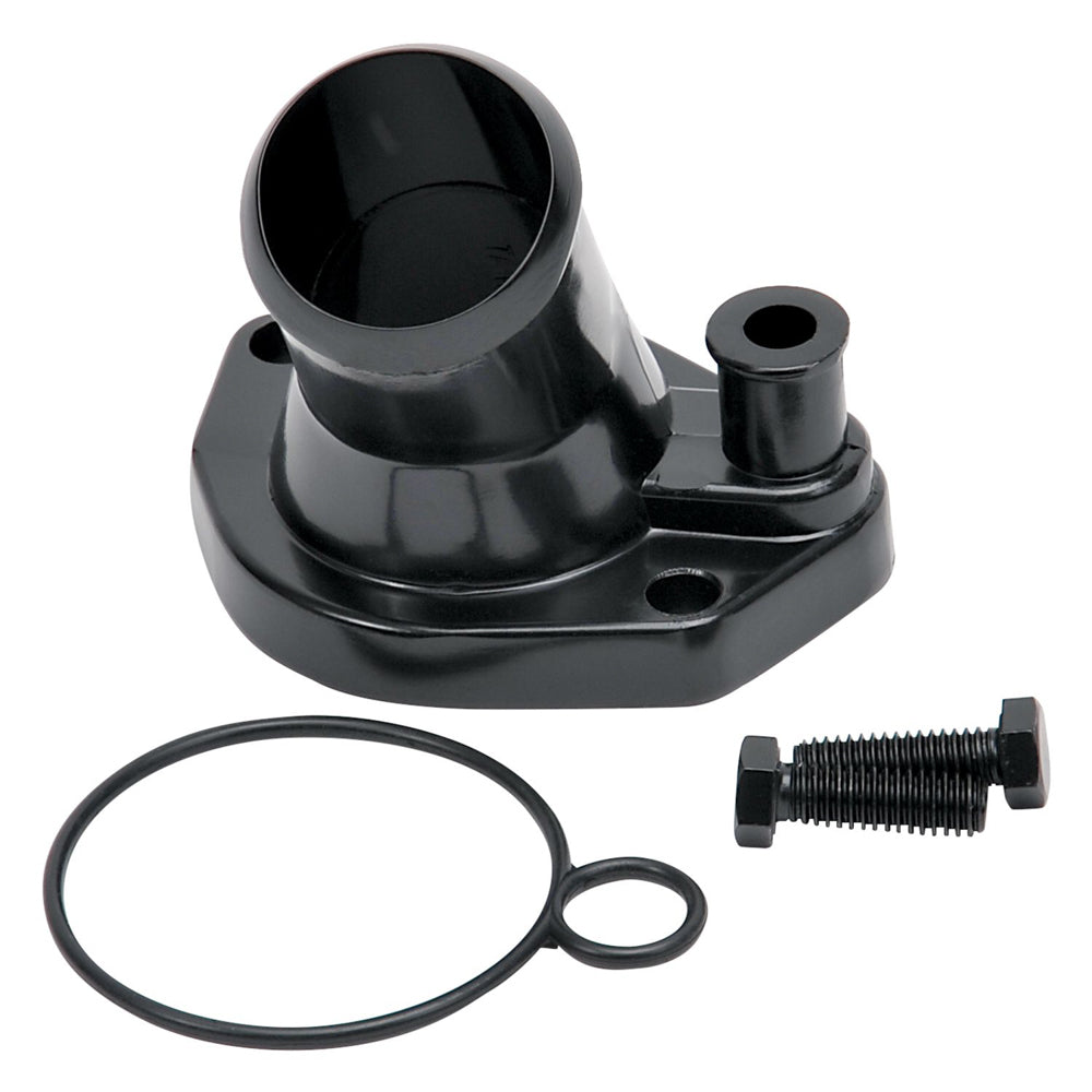 EdelbrockWater Neck - Steel Black SBF 289-351W