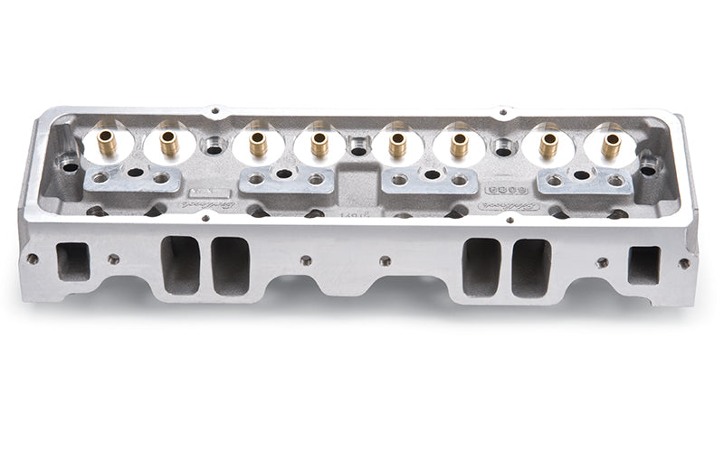 EdelbrockSBC NHRA Legal Cylinder Heads 64cc A/P Bare