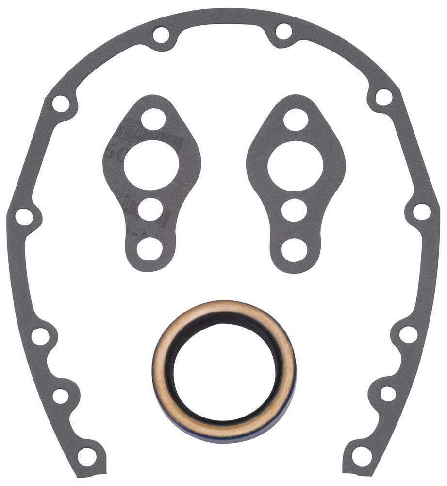 EdelbrockSBC Timing Cover Gasket  and Oil Seal Kit