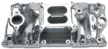 Load image into Gallery viewer, EdelbrockSBC Performer RPM A/G Manifold - Polished 7501