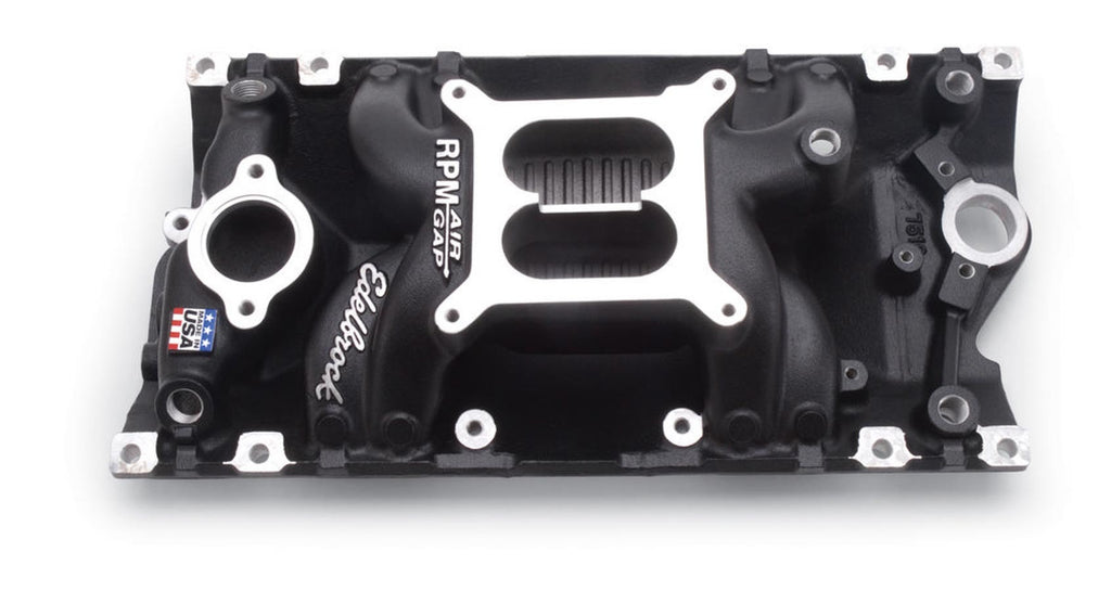 EdelbrockSBC Performer RPM A/G Manifold - Black