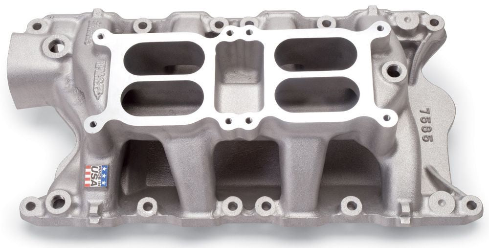 EdelbrockSBF Performer RPM Dual Quad A/G Manifold - 351W