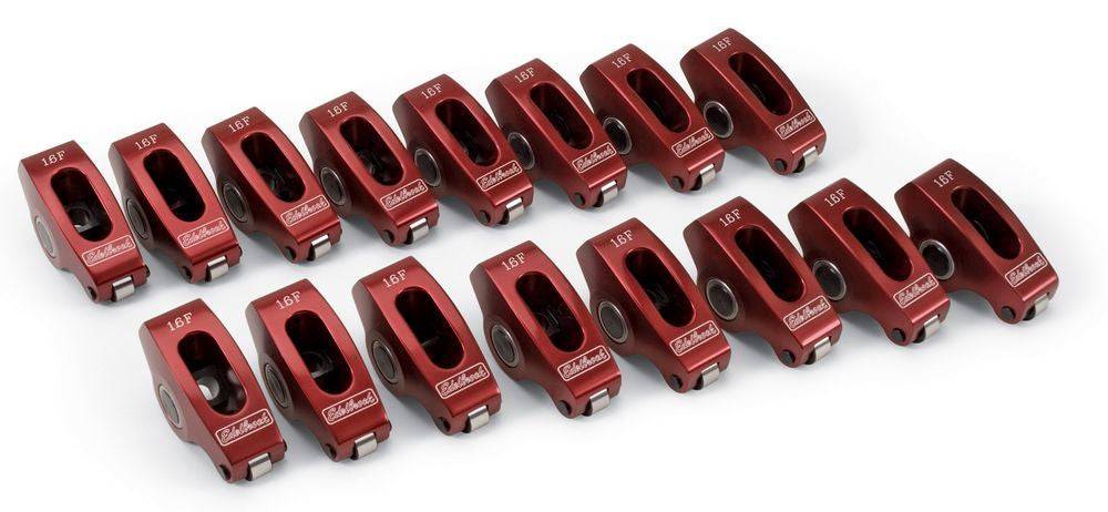 EdelbrockSBF Roller R/A Set - 1.6 Ratio 3/8 Stud